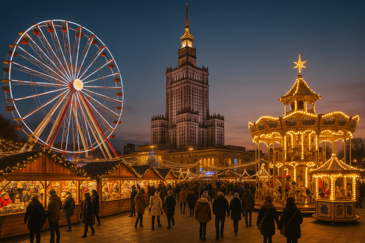 Jarmark Bożonarodzeniowy przed Pałacem Kultury w Warszawie 2025/2026 — co warto wiedzieć